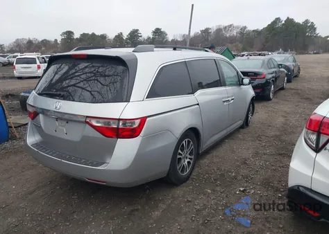 2012 Honda Odyssey Ex-L из США, поврежденный, VIN 5FNRL5H66CB078356